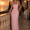Blush Starlight Corset Maxi Dress